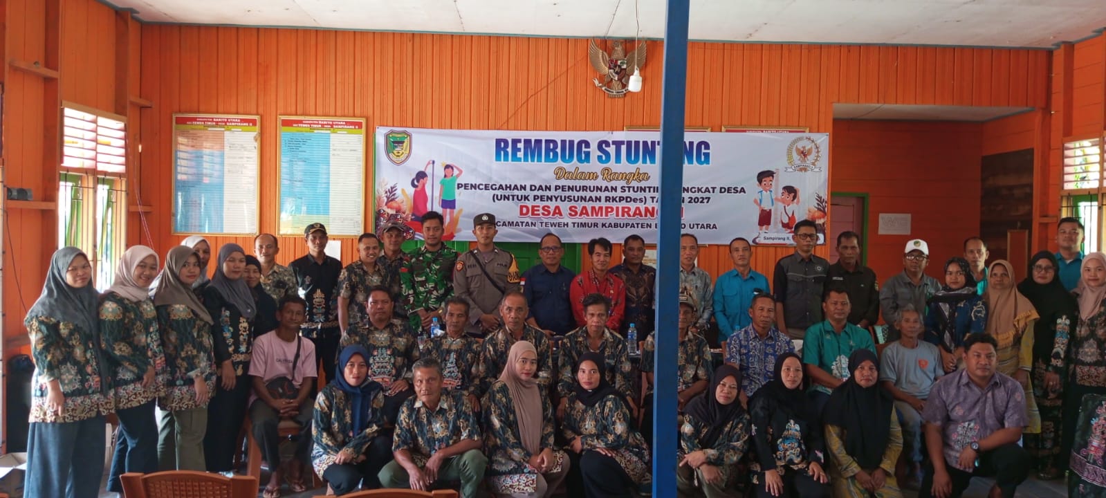 Pemerintah Desa Sampirang II Gelar Rembuk Stunting Guna Turunkan Angka Stunting 2027